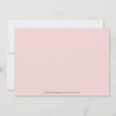 Vegas Weekend Junggeselinnen-Abschied Invite (Crim Einladung (Rückseite)