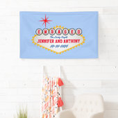 Vegas Welcome Sign Style Personalisieren Banner (Insitu)