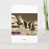 Vegas-Welpen Dankeskarte (Rückseite)