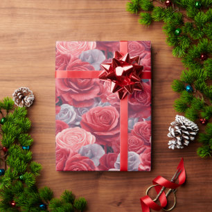 Vegas Wrapping Paper der klassischen Rose Geschenkpapier