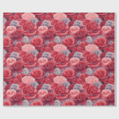 Vegas Wrapping Paper der klassischen Rose Geschenkpapier (Flach)