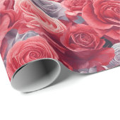 Vegas Wrapping Paper der klassischen Rose Geschenkpapier (Rolleneckpunkt)
