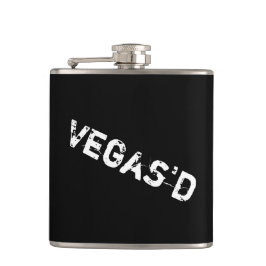 Vegas'D Vinyl eingewickelte Flasche Flachmann