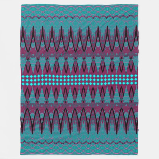 VegasRae-Polarspitzen Fleecedecke (Vorderseite)