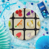 Vege Party Design Custom Paper Tellers 7" Pappteller (Party)