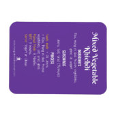 Vegemi Khichdi Recipe Magnet (Horizontal)