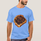 Vegemite Toast Pattern T-Shirt (Vorderseite)