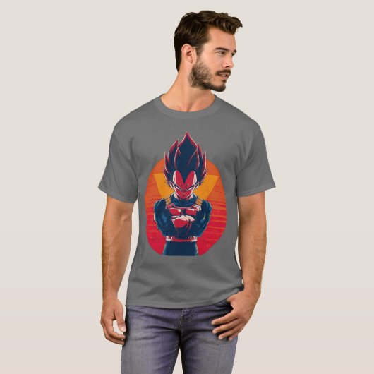 vegeta retro T-Shirt (Vorne ganz)