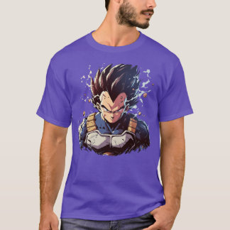 Vegeta-Stil lustig T-Shirt