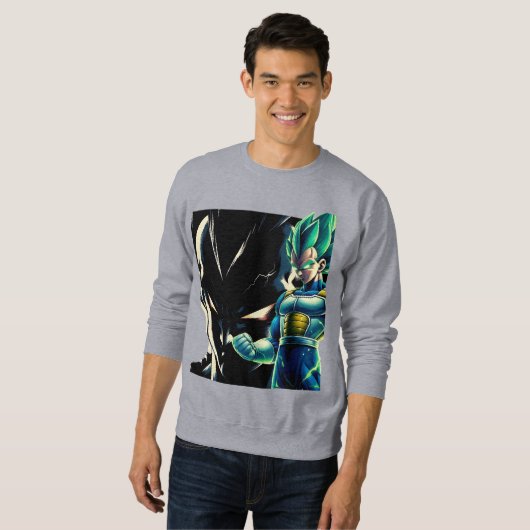 Vegeta: The Prince of Saiyans Unleashed Sweatshirt (Vorne ganz)