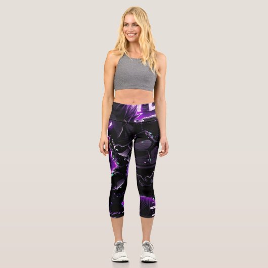 Vegeta Ultra Ego Capri Leggings (Vorderseite)