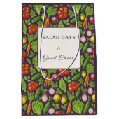 Vegetable Garden Gift Bag — Devine Plum Mittlere Geschenktüte (Vorderseite)