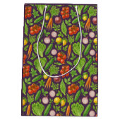 Vegetable Garden Gift Bag — Devine Plum Mittlere Geschenktüte (Rückseite)