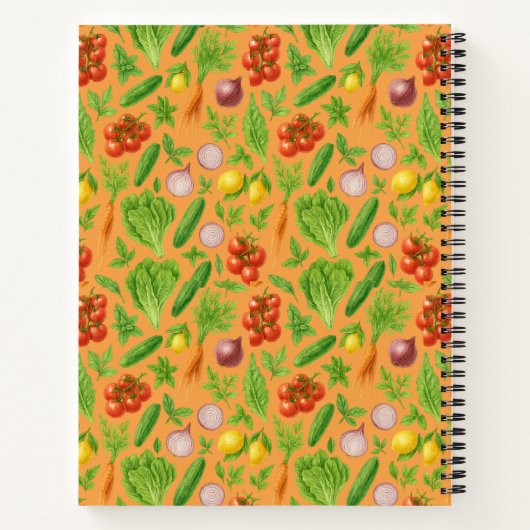 Vegetable Garden Notebook — Clementine Notizblock (Rückseite)