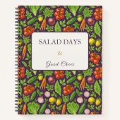 Vegetable Garden Notebook — Devine Plum Notizblock (Vorderseite)