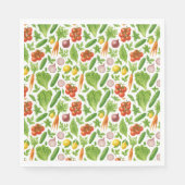 Vegetable Garden Party Napkins | Fresh Market Tabl Serviette (Vorderseite)