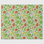 Vegetable Garden Wrapping Paper Geschenkpapier (Flach)