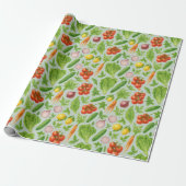 Vegetable Garden Wrapping Paper Geschenkpapier (Ungerollt)
