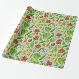 Vegetable Garden Wrapping Paper Geschenkpapier