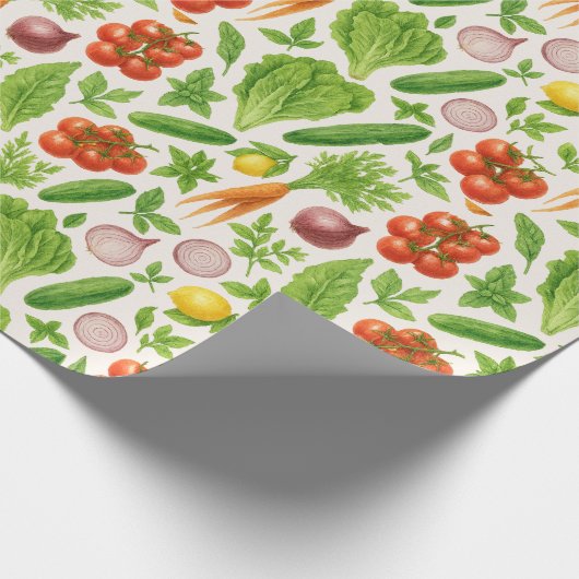 Vegetable Garden Wrapping Paper Geschenkpapier (Ecke)