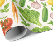 Vegetable Garden Wrapping Paper Geschenkpapier (Rolleneckpunkt)
