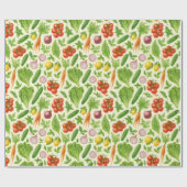 Vegetable Garden Wrapping Paper Geschenkpapier (Flach)