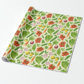 Vegetable Garden Wrapping Paper Geschenkpapier (Ungerollt)