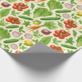 Vegetable Garden Wrapping Paper Geschenkpapier (Ecke)