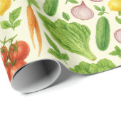 Vegetable Garden Wrapping Paper Geschenkpapier (Rolleneckpunkt)