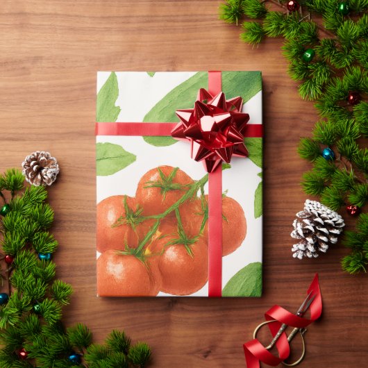 Vegetable Garden Wrapping Paper | Kitchen Gift Geschenkpapier (Feiertagsgeschenk)