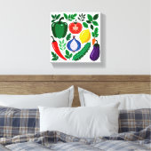 Vegetable pattern leinwanddruck (Insitu (Schlafzimmer))