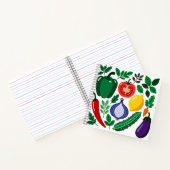 Vegetable pattern notizblock (Innenseite)