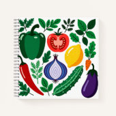 Vegetable pattern notizblock (Vorderseite)
