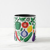 Vegetable pattern tasse (Zentrum)