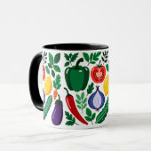 Vegetable pattern tasse (Vorderseite Links)