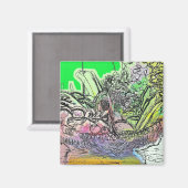 VEGETABLES MAGNET (Vorderseite/Rückseite)