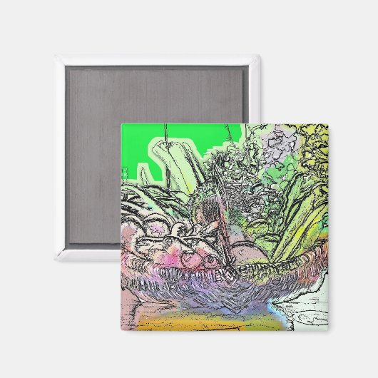 VEGETABLES MAGNET (Vorderseite/Rückseite)