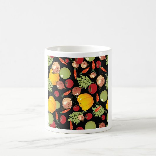 Vegetables Pattern Kaffeetasse