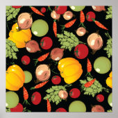 Vegetables Pattern Poster (Vorne)