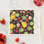 Vegetables Pattern Serviette (Beispiel)