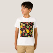 Vegetables Pattern T-Shirt (Vorne ganz)