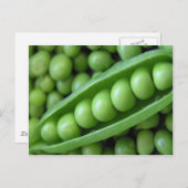 VEGETABLES PEAS POSTKARTE (Vorne/Hinten)