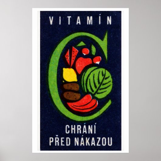 Vegetables Protect Against Infection - Matchbox Poster (Vorne)