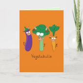 VegetaBULLS Gemüsebullen Frohes Grün Karte (Vorderseite)