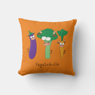 Vegetabulls Gemüsebullen Gewitterkissen Kissen
