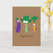 VegetaBULLS Gemüsebullen Wittling Grußkarte Karte (Gelbe Blume)