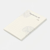 Vegetarian AF Notepad Post-it Klebezettel (angewinkelt)