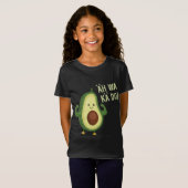 Vegetarian Avocado Guacamole Toast Healthy Fat Gre T-Shirt (Vorne ganz)