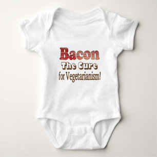 Vegetarian Bacon Baby Strampler
