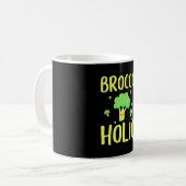 Vegetarian Brocco Holic Kaffeetasse (Vorderseite Links)